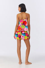 BedHead x Trina Turk Pop Floral Cami Shorty Stretch Jersey PJ Set