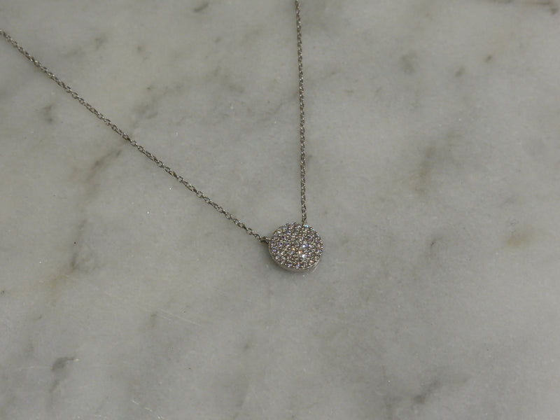 The Pave Circle Necklace