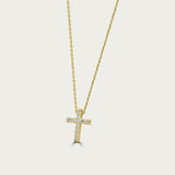 The Classic Pave Cross Necklace