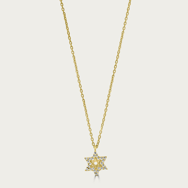 The Double Star of David Necklace
