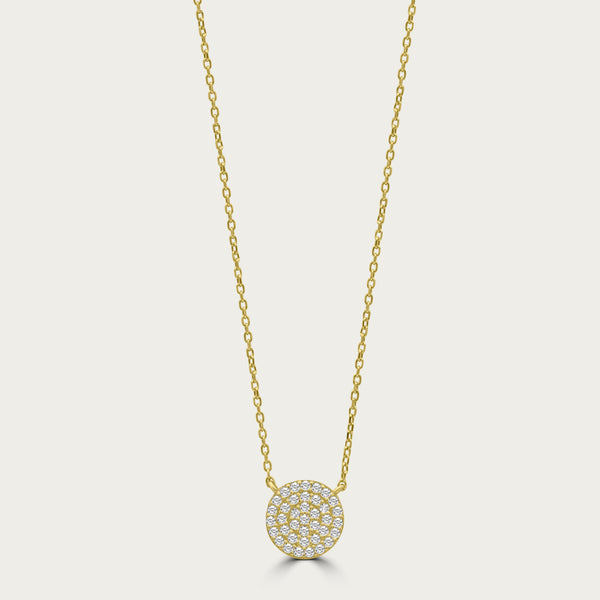 The Pave Circle Necklace