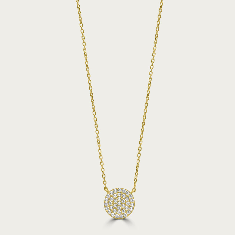 The Pave Circle Necklace