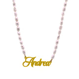 The Stay Custom In Pearls Necklace