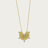 The Abstract Ribbed Medallion