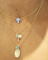 The Opal Cross Necklace