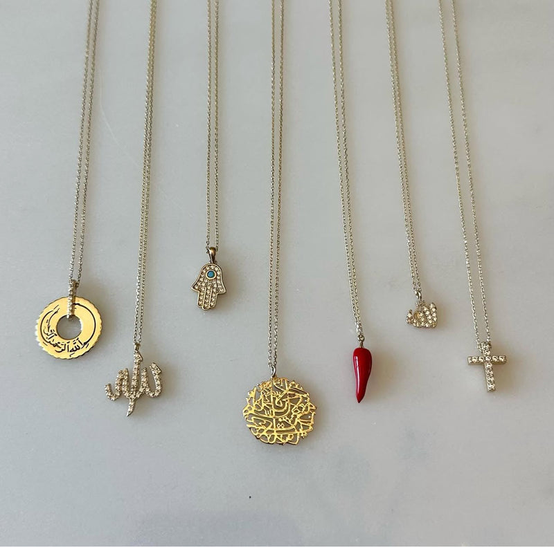 The Classic Pave Cross Necklace