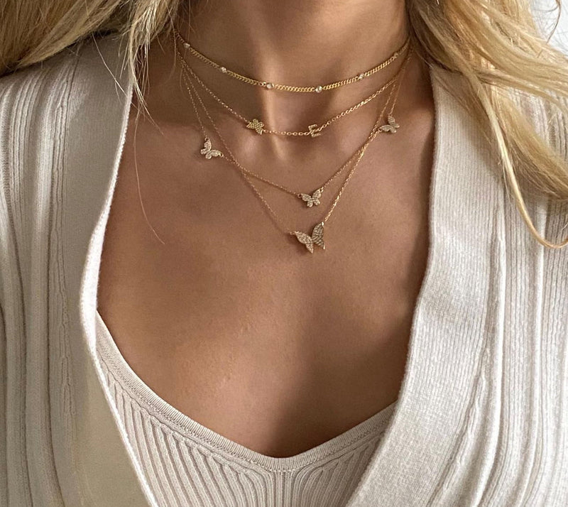 The Shining Mini Butterfly Necklace