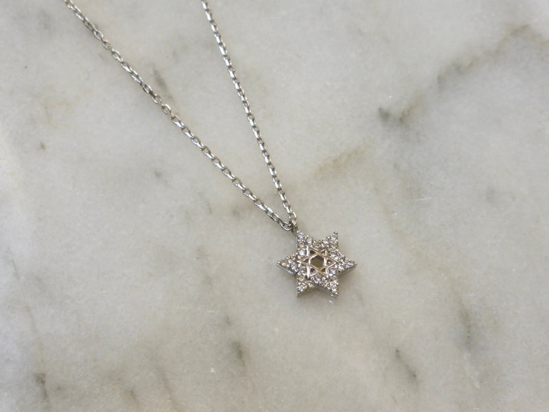 The Double Star of David Necklace