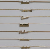 The Custom Gothic Font Necklace