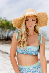 Becca Tie Strap Two-Piece Bikini Top