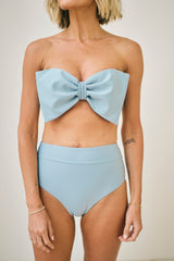 Hazel Two-Piece Bikini Top in Celestial Blue