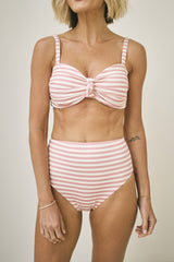 Mackenzie Two-Piece High Waisted Bottom in Sunbeam Stripe