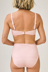 Mackenzie Two-Piece High Waisted Bottom in Sunbeam Stripe