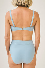 Hazel Two-Piece High Waisted Bottom in Celestial Blue