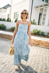 Shea Long Dress in Meadow Whisper