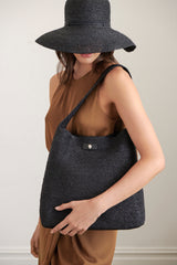 Loto Shoulder Bag in Charcoal by Helen Kaminski