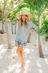 Marie Shirt Dress in Santorini Dots