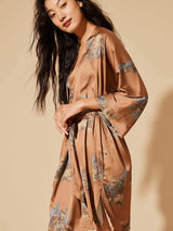Short Kimono Robe Landscape