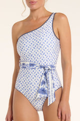 Johanna One-piece Swimsuit in Santorini Dots