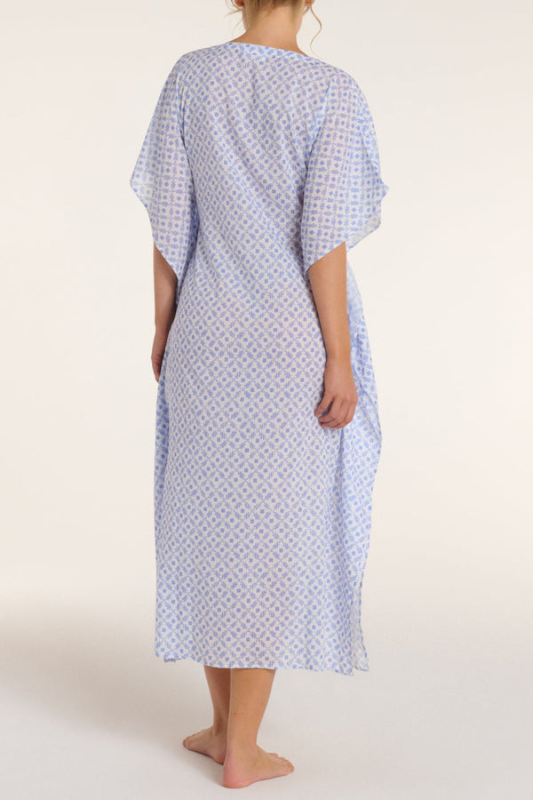 Carrie Caftan in Santorini Dots