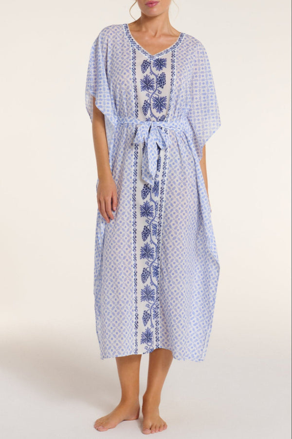 Carrie Caftan in Santorini Dots