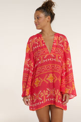 Colette Dress in Tribal Gone West