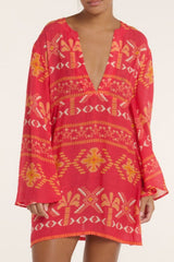 Colette Dress in Tribal Gone West