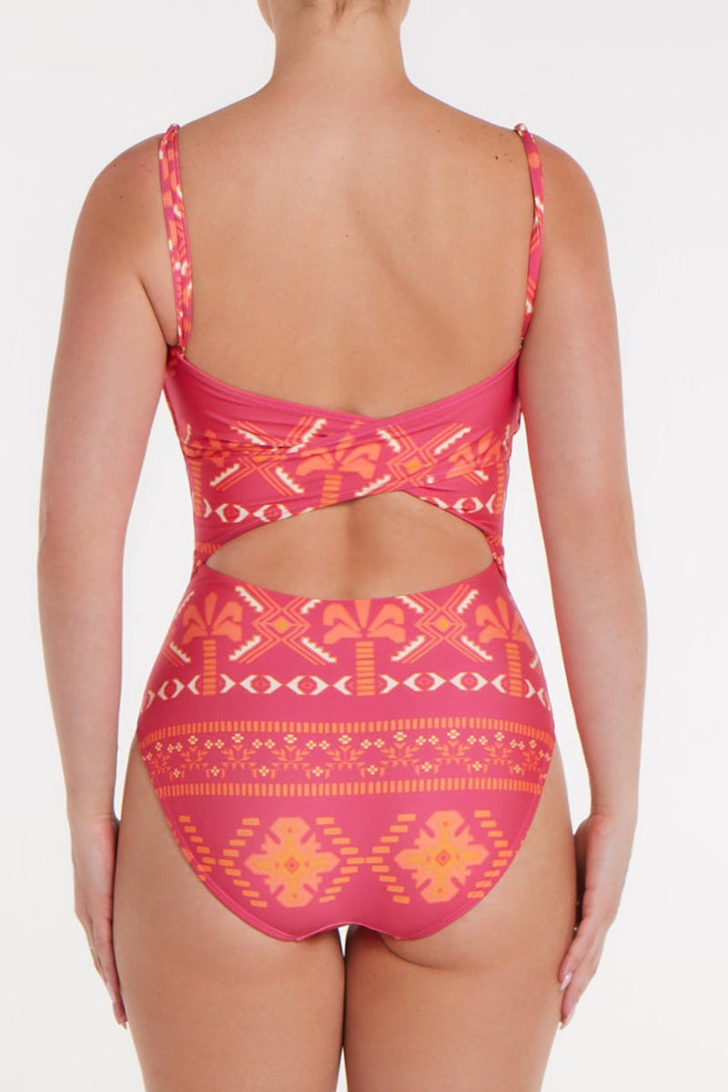 Leonor One-piece Swimsuit in Tribal Gone West