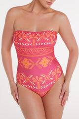 Leonor One-piece Swimsuit in Tribal Gone West
