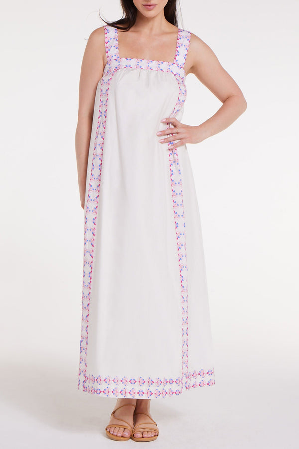Ava Maxi Dress in Graceful Garlands