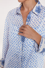 Marie Shirt Dress in Santorini Dots