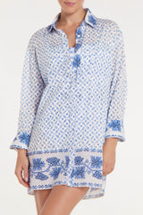 Marie Shirt Dress in Santorini Dots