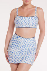 Madison Swim Skirt in Santorini Dots