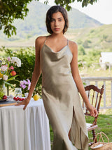 Elegant Robe Dress & Pajama Set Bridal
