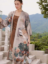 Oriental Forest Kimono Robe