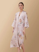 Folding Fan Kimono Robe