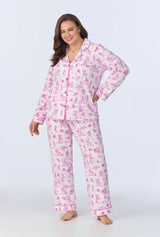 Cowgirl Toile Long Sleeve Classic Stretch Jersey PJ Set