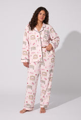 Swan Lake Long Sleeve Classic Stretch Jersey PJ Set