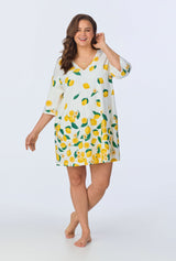 Main Squeeze Border Stretch Jersey Sleep Dress