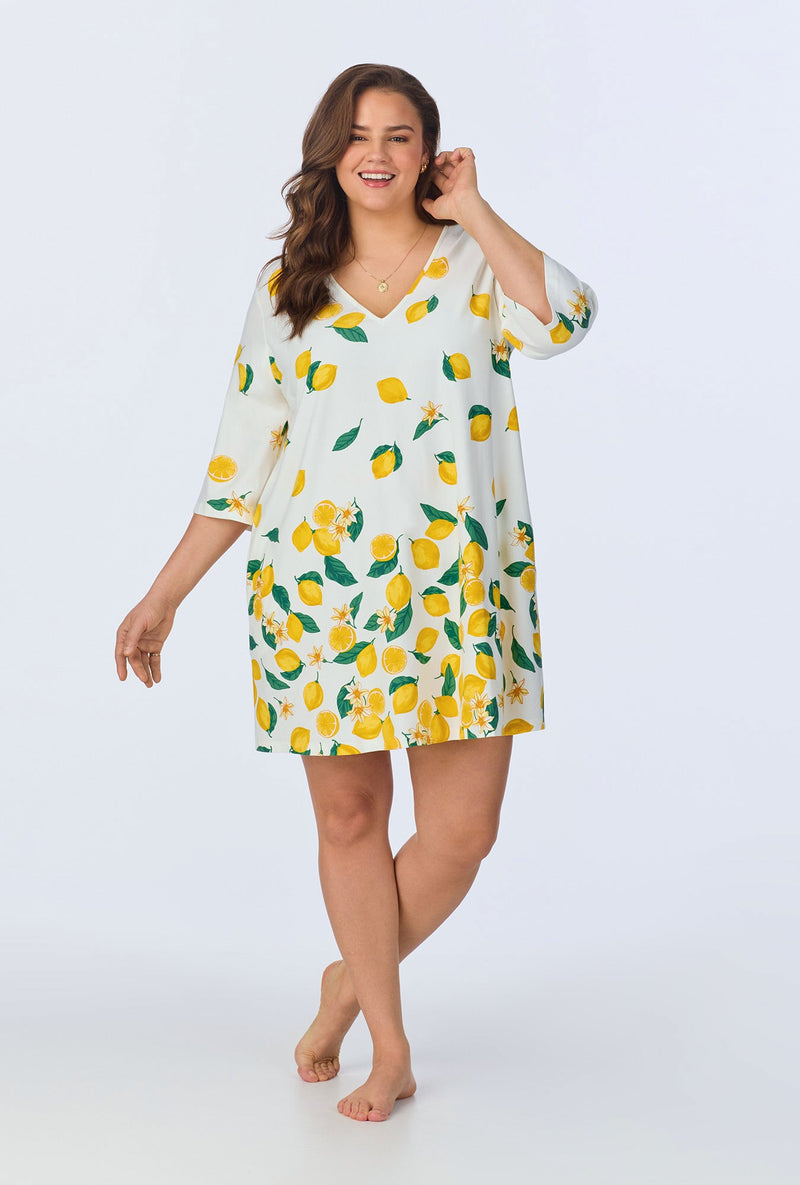 Main Squeeze Border Stretch Jersey Sleep Dress