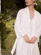 Elegant Robe Dress & Pajama Set Bridal