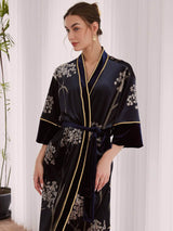 Velvet Vintage Kimono Robe